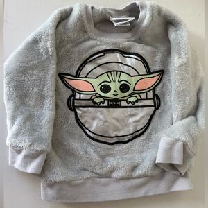 NWOT Groku Baby Yoda sweatshirt 18 mo